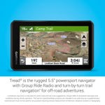 Navigator Garmin Tread Powersport Off-Road 5.5 pulgadas IPX7 negro