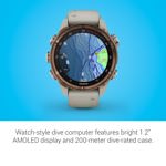 Ordenador de buceo y reloj inteligente GPS multideporte Garmin Descent M