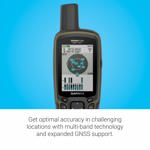 Dispositivo portátil GPS Garmin GPSMAP 65s con altímetro y brújula