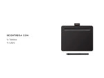 Tablet Gráfica Wacom Intuos Pequeña con Bluetooth Lápiz 4K