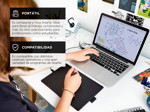Tableta Gráfica Wacom CTL672K1A Portátil Precisa 