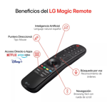 Smart TV LG 65UR8750PSA UHD 4K AI ThinQ 65 Pulgadas Magic Control