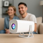 Proyector Mini JD Portátil 720P HD Compacto + Android 11 + WiFi 