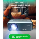 Proyector Gadnic 8000 Lumenes Dolby