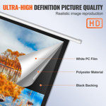 Pantalla De Proyector Motorizada 120 4k 1080 Hd