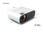 Proyector Full Hd WiFi Gadnic 5500 Lúmenes Portátil