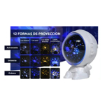 Mini Proyector Astronauta Galaxia Astronaut LJC-174