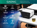 Proyector Gadnic MiniCine Led 5000 Lúmenes 4K Mini Portátil Hasta 150"