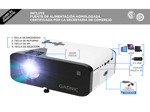 Proyector Gadnic MiniCine Led 5000 Lúmenes 4K Mini Portátil Hasta 150"