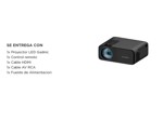 Proyector Gadnic Luminous Pro 6200 Lúmens Full HD Con Altavoz 