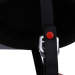 Casco de moto Yesmotor Baseball Media Cap Matte Black M