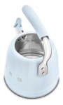 Tetera Silbadora Retro Smeg Para Estufa 2.4 Litros Azul