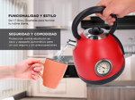 Pava Eléctrica Retro Gadnic Con Medidor 