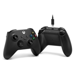 Xbox Series S/X Joystick Inalámbrico Negro Con Adaptador