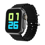 Smartwatch JD Praga Negro Pantalla 1.91" con malla adicional de Silicona 