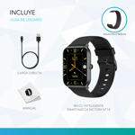 Reloj Inteligente Smartwatch Nictom NT14 Sumergible + Malla Metal Negra de Regalo