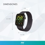 Reloj Inteligente Smartwatch Nictom NT14 Sumergible + Malla Metal Negra de Regalo
