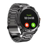 Smartwatch JD Everest Negro Malla Metalica + Malla adicional de Silicona Negra 