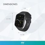 Reloj Inteligente Mujer Smartwatch NT14 Rosa Sumergible Bluetooth