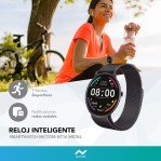 Reloj Inteligente Mujer Smartwatch Nictom NT16 Sumergible + Malla Metal Rosa de Regalo
