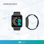 Reloj Inteligente Smartwatch Nictom NT04 Negro Bluetooth Android Notificaciones