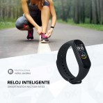 Reloj Inteligente Nictom Nt03 Negro Smartwatch Sumergible
