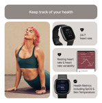 Reloj Inteligente Fitbit Versa 4 Fitness Negro/grafito
