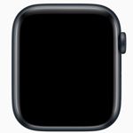 Apple Watch SE 2nd Gen GPS 44mm Midnight Aluminum Case with Ink Sport Loop