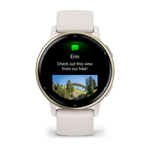 Reloj Garmin vivoactive 5 Ivory Cream Gold WW (BEST SELLER)