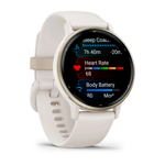 Reloj Garmin vivoactive 5 Ivory Cream Gold WW (BEST SELLER)