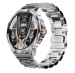 Smartwatch Carrello V69 Llamadas Deportivo Fitness - Plata