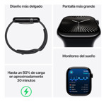 Apple Watch Series 10 Gps 42mm Jet Black Sport Band - S/m