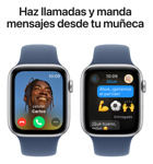 Apple Watch Se Gps 44mm Azul Tempestad / Correa Deportiva M/