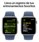 Apple Watch Se Gps 44mm Azul Tempestad / Correa Deportiva M/