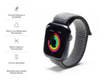 Banda Gear4 Sport Para Apple Watch 45/44/42 Mm Negro