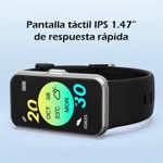 Smartwatch Mistral Smt-X052-08 Malla Silicona Negra