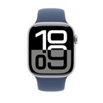 Apple Watch S10 GPS 42mm Aluminio Silver con Correa Denim Sport Band