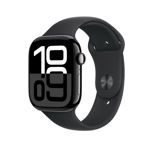 Apple Watch S10 GPS 42mm Aluminio Jet Black Con Correa Black Sport