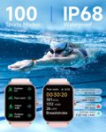 Reloj inteligente TOOBUR Alexa integrado para mujer IP68 rosa