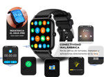 Reloj Smartwatch Gadnic Pantalla Táctil IP68