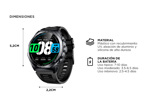 Reloj Smartwatch Gadnic Inteligente Función Llamada Pantalla táctil 