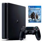CONSOLA SONY PLAYSTATION 4 SLIM 1TB + GOW RAGNAROK BUNDLE+JOYSTICK