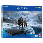 CONSOLA SONY PLAYSTATION 4 SLIM 1TB + GOW RAGNAROK BUNDLE+JOYSTICK