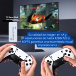 Consola gamestick con mas de 10000 Juegos HD4k  Distintas plataformas
