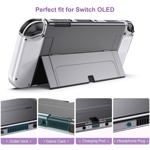 Paquete de accesorios Younik Switch OLED 16 en 1 con funda