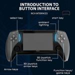 Consola Retro Portátil Project X - 8000 juegos