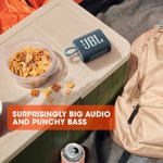 Altavoz portátil JBL Go 3 Bluetooth impermeable gris