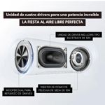 Parlante Portátil QCY BT Waterproof con Sonido Potente, Graves y Hasta 20h de Batería