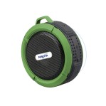 Parlante portatil Bluetooth a prueba de agua con sopapa Nisuta NSPA62B Negro con verde