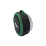 Parlante portatil Bluetooth a prueba de agua con sopapa Nisuta NSPA62B Negro con verde